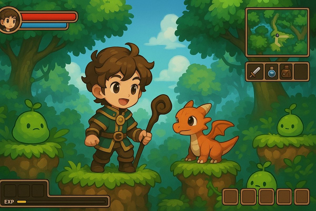 MapleStory Evan 일러스트 1