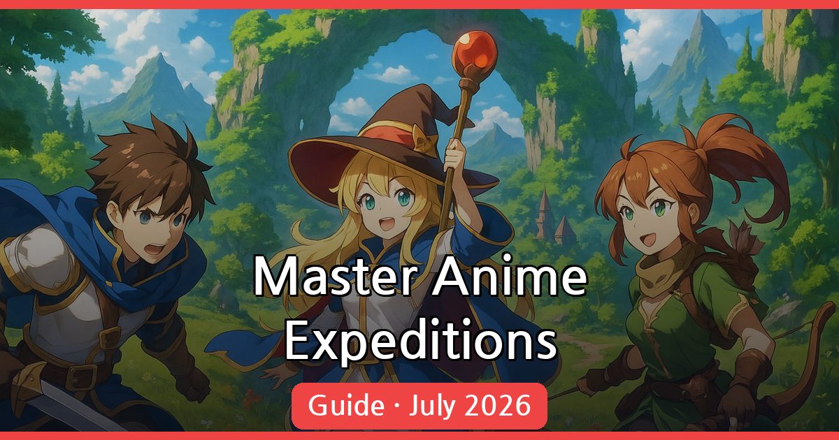 Mastering Anime Expeditions: A Complete Guide for July 2026