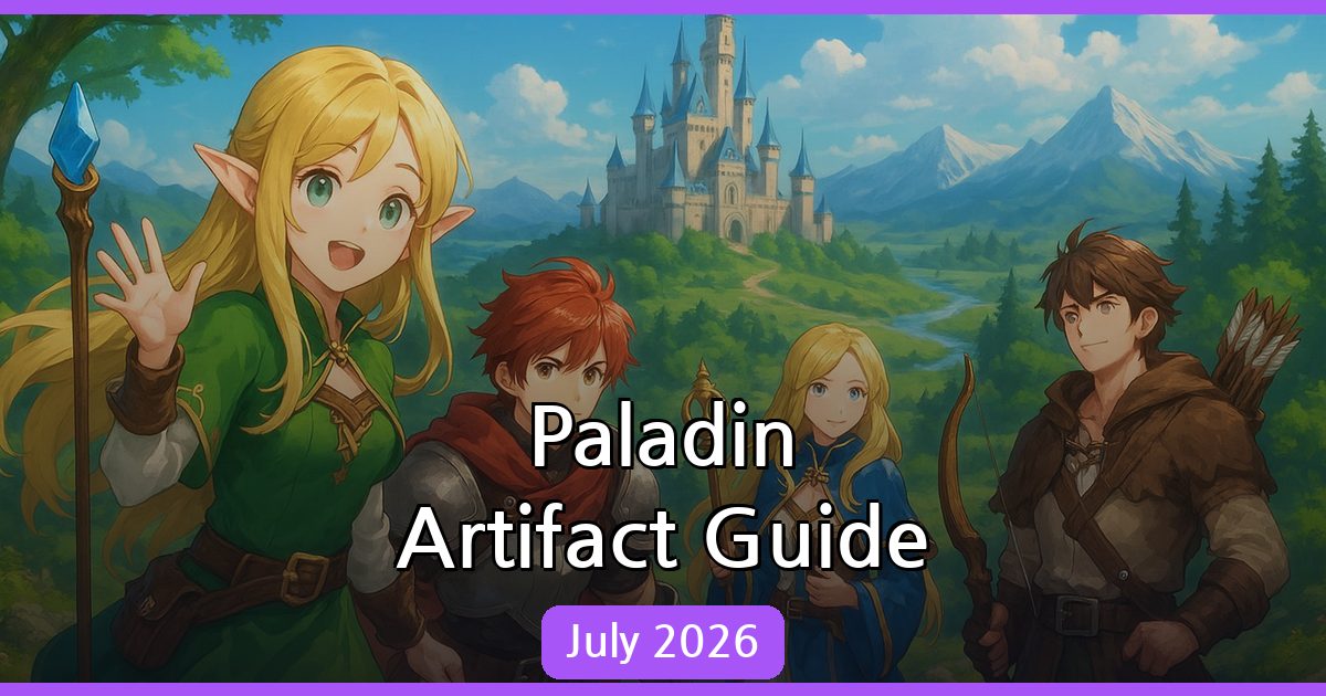 Mabinogi Mobile Paladin Artifact Guide 2026: Ultimate Setup and Farming Tips