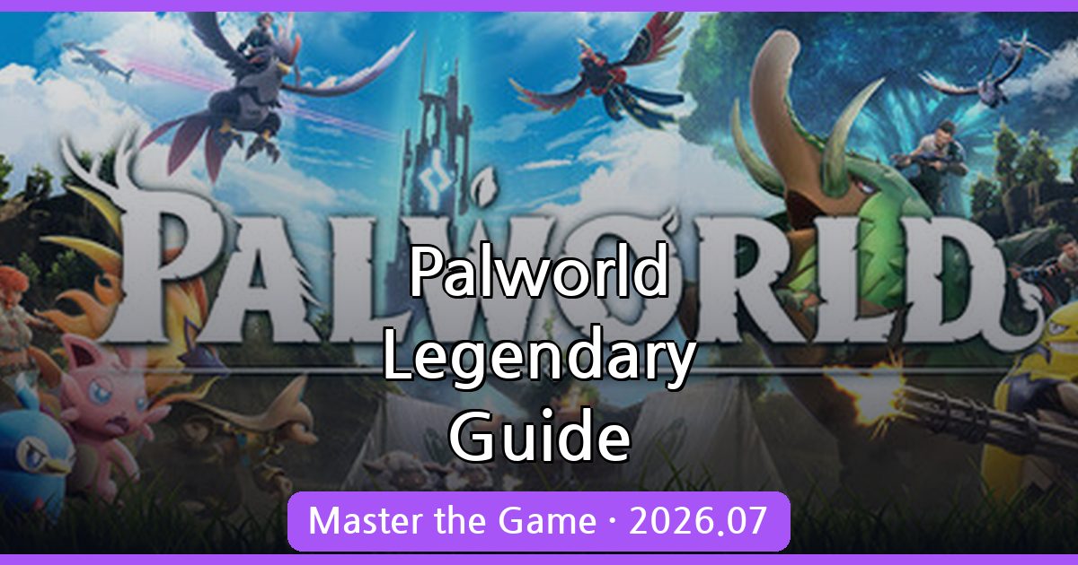 Palworld Legendary Weapons and Armor Blueprint Guide 2026