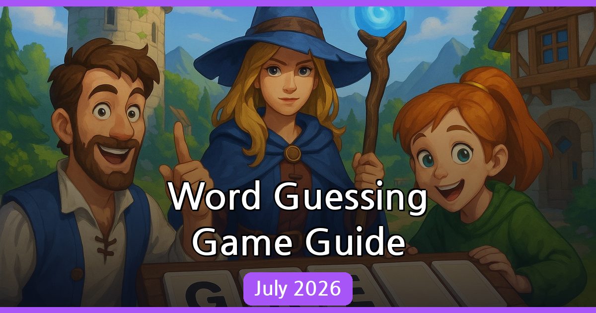 Word Guessing Game Guide: Tips and Strategies for July 2026
