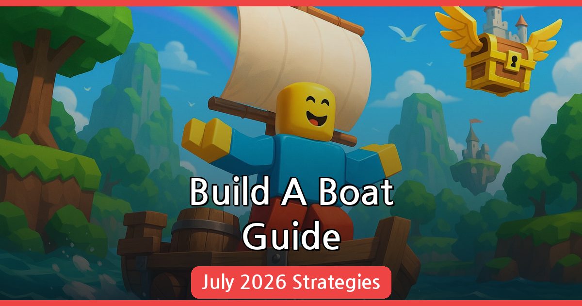 Mastering Build A Boat For Treasure: A Comprehensive Guide - July 2026