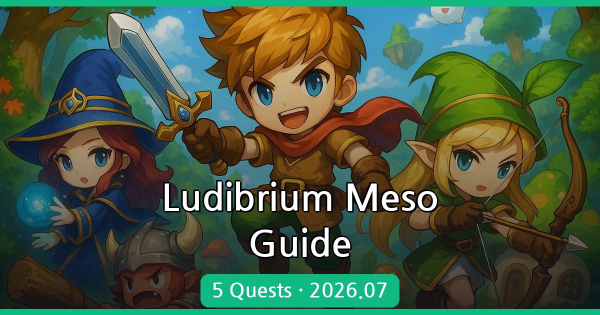 Top 5 Lucrative Quests in Ludibrium for July 2026