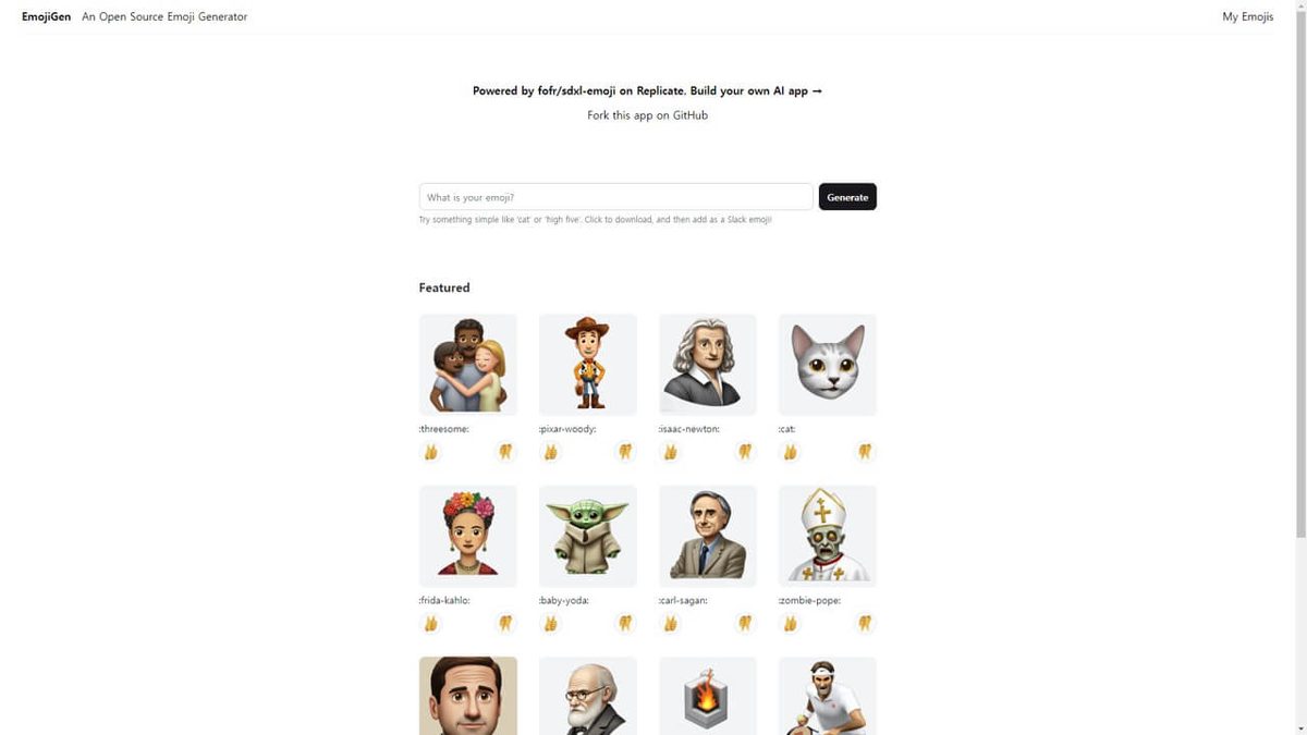 AI Emoji Maker 게임 스크린샷 1
