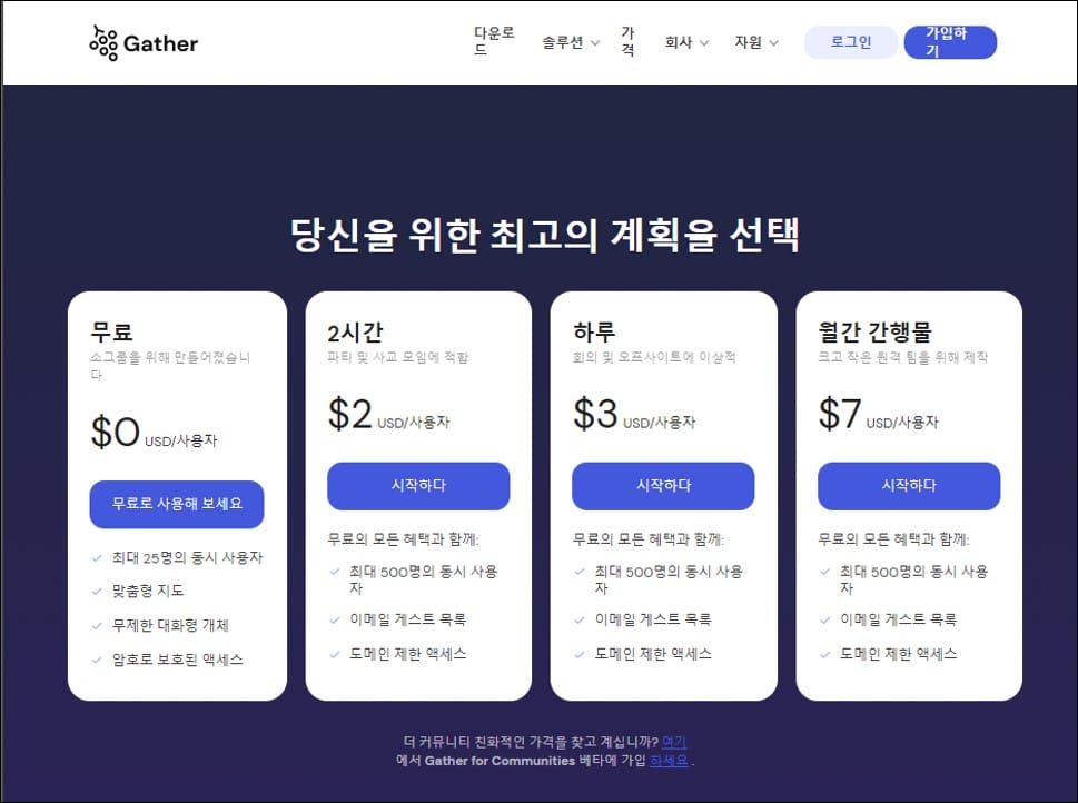 Gather.town 게임 스크린샷 1