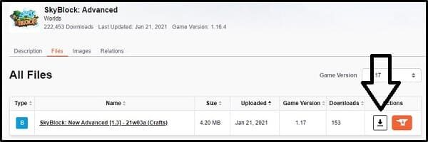 Minecraft 게임 스크린샷 1