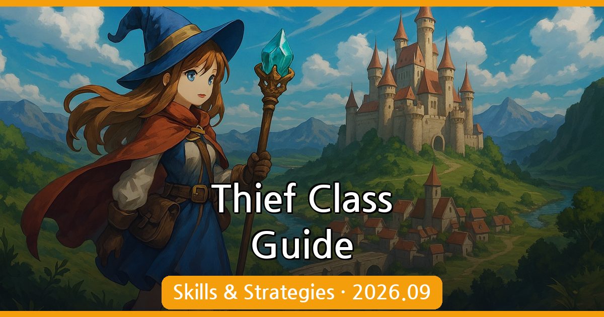Wind of Nostalgia Classic Thief Guide: Master Thief Skills and Strategies for September 2026