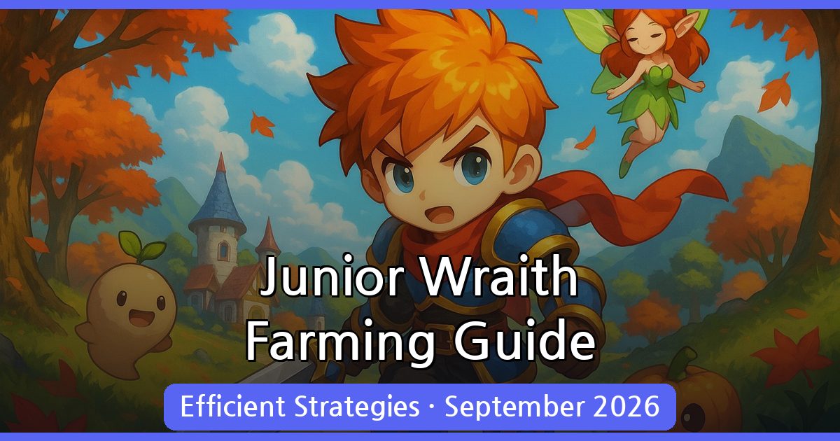 Mastering Junior Wraith Farming in Mapleland - September 2026