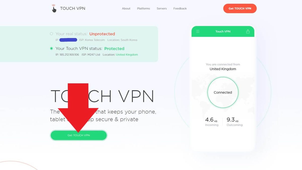 Touch VPN 게임 스크린샷 1
