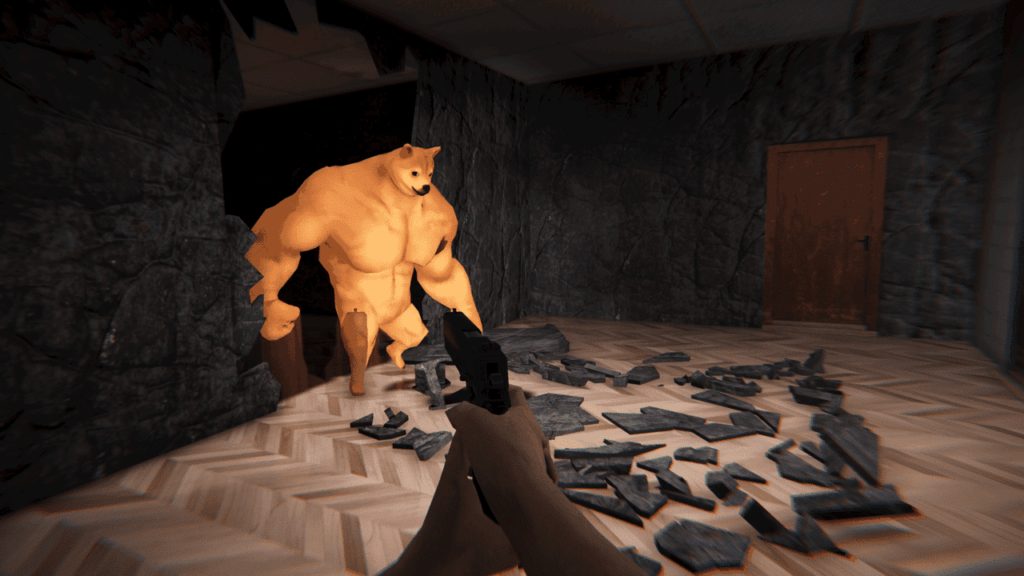 Backrooms Buff Doge Horror 게임 스크린샷 1