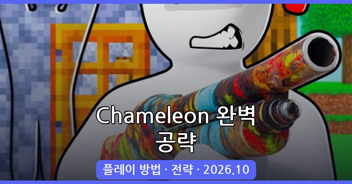 2026년 10월 최신 Chameleon 공략 가이드: 플레이 방법부터 고수 전략까지 완벽 정리
